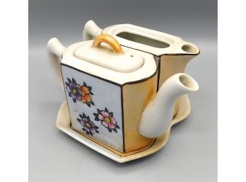 Hand Painted Made In China Tea Set, 3 Piece Set