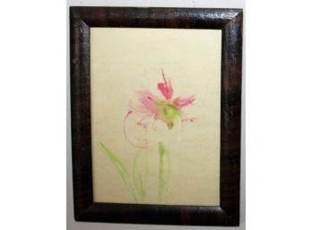 Beautiful Framed Floral Painting