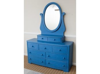 Stanley Furniture - 9 Drawer Dresser With Oval Mirror - H75' X L55' X W18.5' (2048)