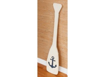 Wooden Decorative Paddle W/ Anchor - H38' X L8' (2016)