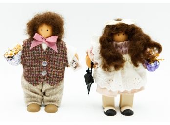 A Pair Of Vintage - Ladie And Friends Lizzie High Dolls (2119)