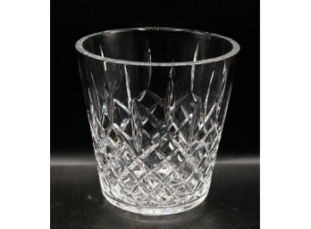 Elegant Waterford 'Lismore',  Ice Bucket W/ Tongs - Waterford Stamped  7.25'  (2162)