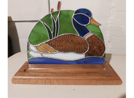 Decorative Stained Glass Duck Home Decor