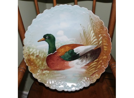 Vintage Limoges Decorative Duck Plate