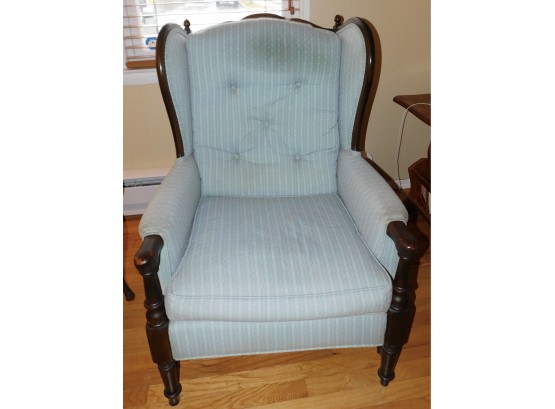 Vintage Ethan Allen Tufted Wingback Chair