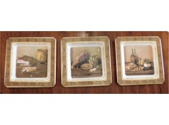 Vintage Set Of Brunelli Decorative Plates