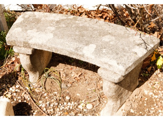 Small Concrete Bench - H12 X L28 X W10