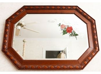 Beautiful Wooden Mirror - H27 X L50