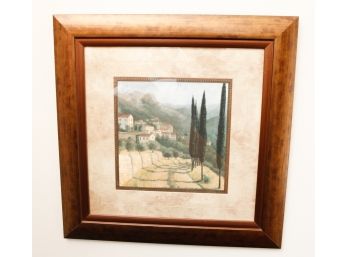 Beautiful Landscape Painting - Framed And Signed  S. McGannon-- H22.5 X W22.5