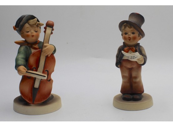 Hummel #186 'Sweet Music', #131 'Street Singer' Figurines