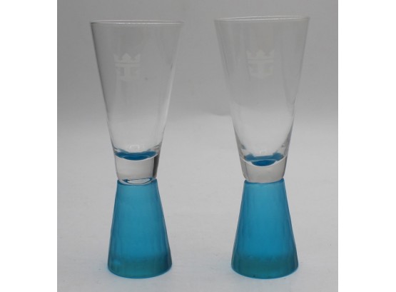 Set Of 2 Royal Caribbean Shot Glasses