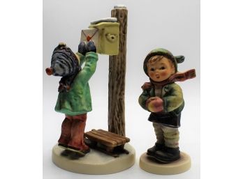 Hummel #340 'Letters To Santa Claus' & #421 'It's Cold' Figurines