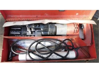 Milwaukee Heavy Duty Sawzall With Extra Blades And Metal Case