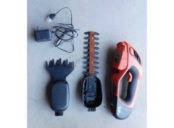Mini Black And Decker Cordless Shear With Attachments #sSC1000