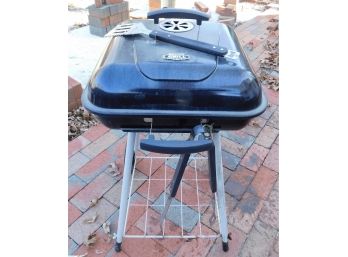 Portable Expert Charcoal Grill On Wheels