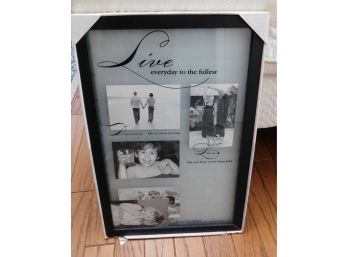 NEW Malden Glass Picture Frame With Print