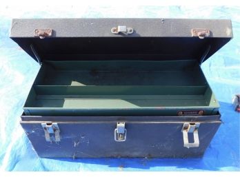 Vintage Metal Kennedy Kits Tool Box