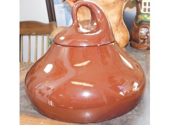 Vintage Chocolate Chip Ceramic Cookie Jar