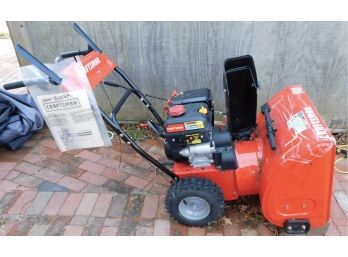 NEW Snowblower Craftsman SB410 24 Inch 208cc Two Stage Self Propelled Gas With Push-button Electric Start