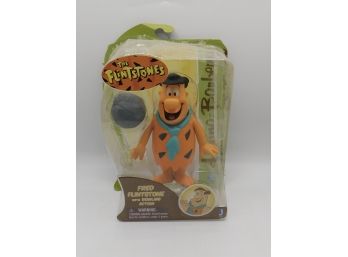 Collectible Fred Flintstone With Bowling Action Hanna-barbera Jazwares Action Figure With Box