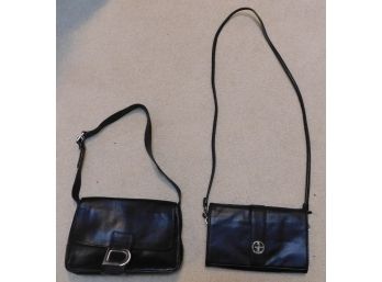DKNY Leather Crossbody Bag With Giani Bernini Bag