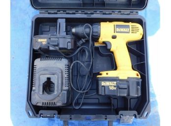 Dewalt DW959K2 Drill Gun With Battery/charger And Hard Case