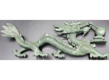 Green Metal Chinese Feng Shui Dragon