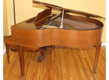 Knabe Baby Grand Piano With Wooden Piano Bench