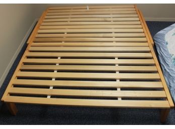 Wooden Fouton Frame That Converts To Full Size Bed Frame