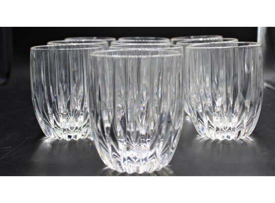 Set Of 10 Old Fashioned Drinking Glasses