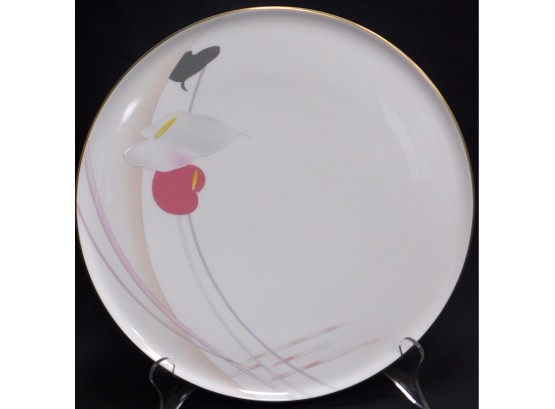 Mikasa Anthurium Cake Plate Round Serving Platter