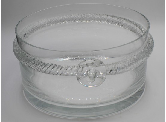 Large Decorative Glass Bowl