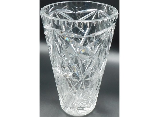 Vintage Crystal Cut Vase