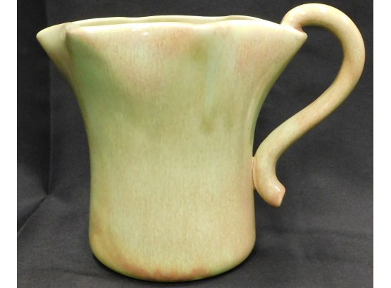 West Cost California Turquoise Pottery Pitcher