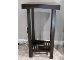 Decorative Accent Side Table On Wheels