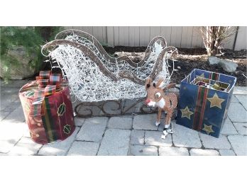 Assorted Outdoor Christmas Decorations