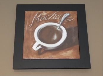 Framed Wall Art: 2 Framed Pictures 'latte' & 'Mocha'