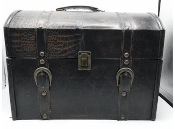 Leatherette Storage Box