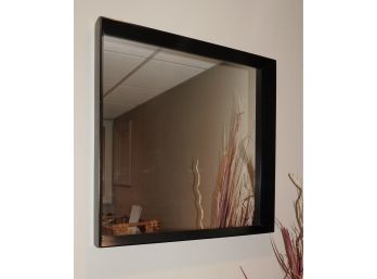 Black Framed Wall Mirror 21'x 21'