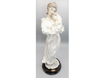VINTAGE GIUSEPPE ARMANI FLORENCE FIGURINE 'BLISS' #0386F MOTHER AND CHILD ITALY