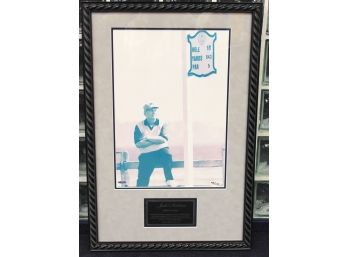 Authentic Jack Nicklaus Signed And Framed Image