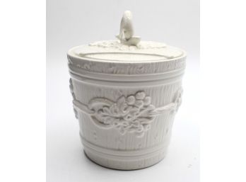 Ivory Jar With Lid