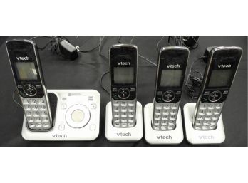V-tech Set Of 4 Handsets, Digital Answering System