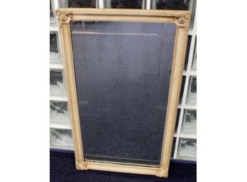 Wooden Framed Rectangle Wall Mirror