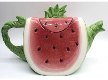 'Certified Int'l Corp' By Susan Winget Watermelon Novelty Teapot