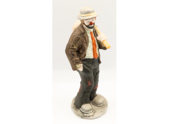 Flambro Emmett Kelly Jr. EKJ Clown Figurine Hobo With Bagexclusively From Flambro  (closet)