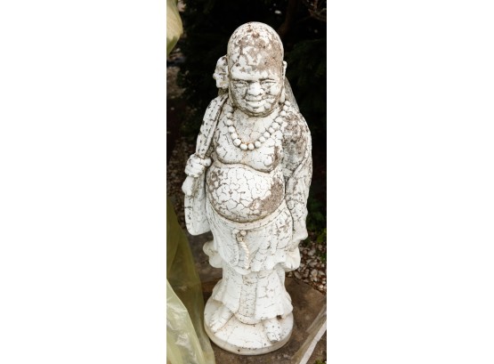 Buddha Statues Cement Pair- Heavy - H30 X L10 X W13(OS)