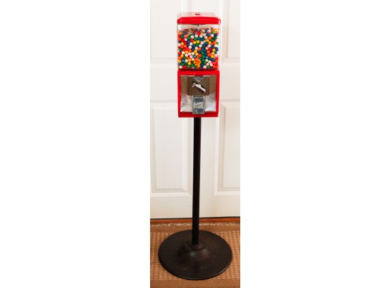 Northwestern Collectible Gumball Machine W/out Key - H47 X 12' Round (Sunroom)