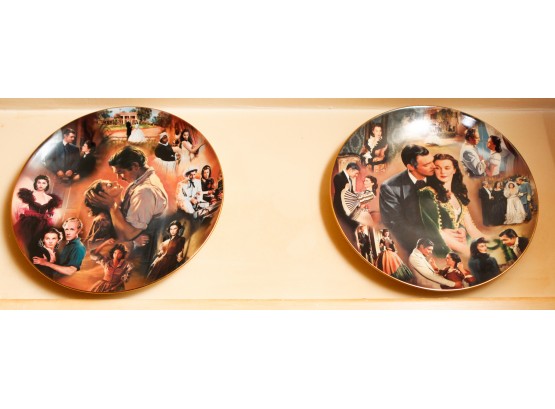Lot Of 2 Stunning 'Gone With The Wind' Decorative Dishes - Collectables (DR)