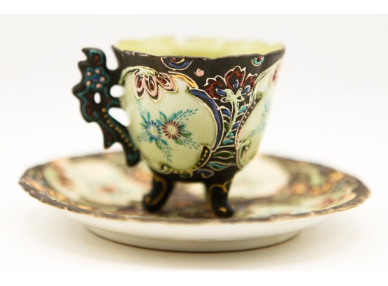 Hand Painted 'Andrea' Made In Occupied Japan - Teacup And Saucer  (kitchen)